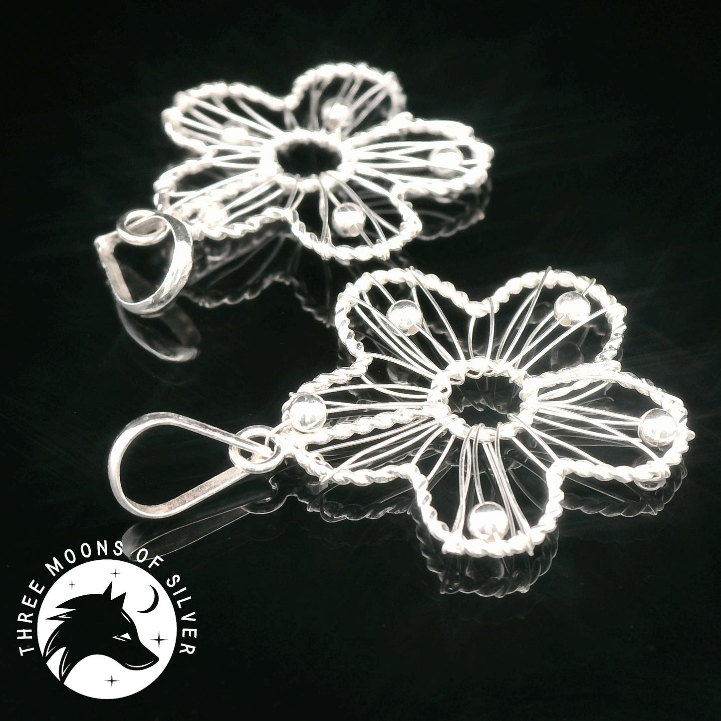 Elegant Flower Earrings Pendants