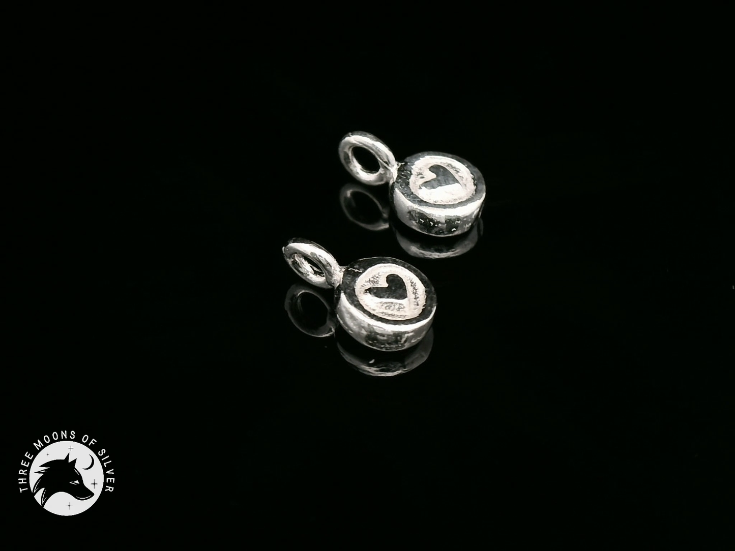 Elegant Silver Heart Charm
