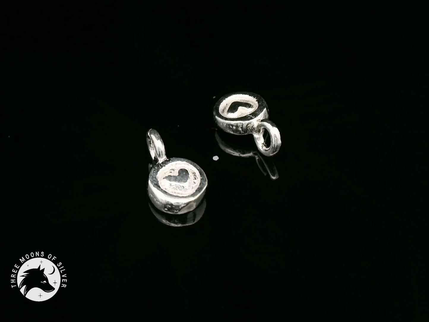 Elegant Silver Heart Charm