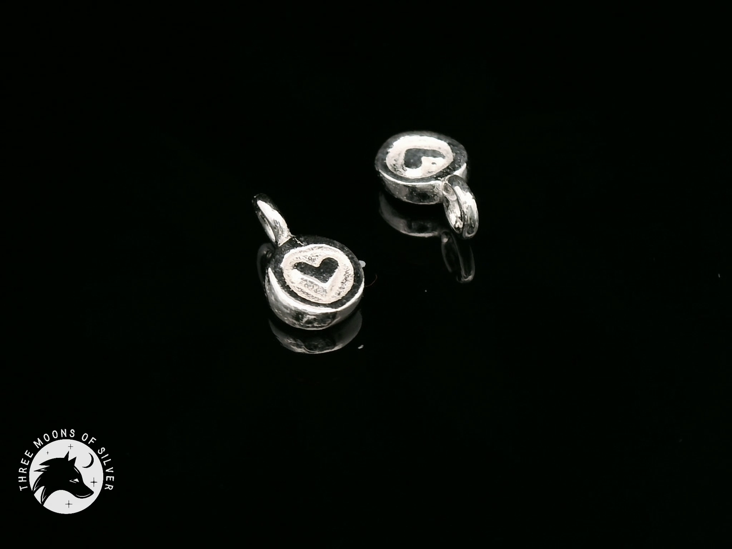 Elegant Silver Heart Charm