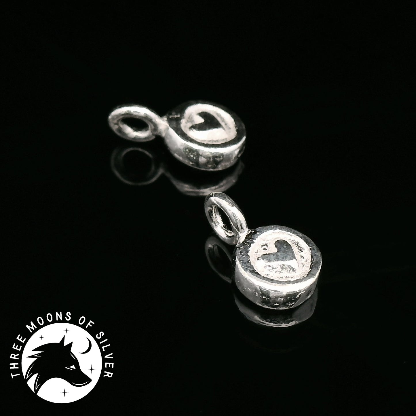 Elegant Silver Heart Charm