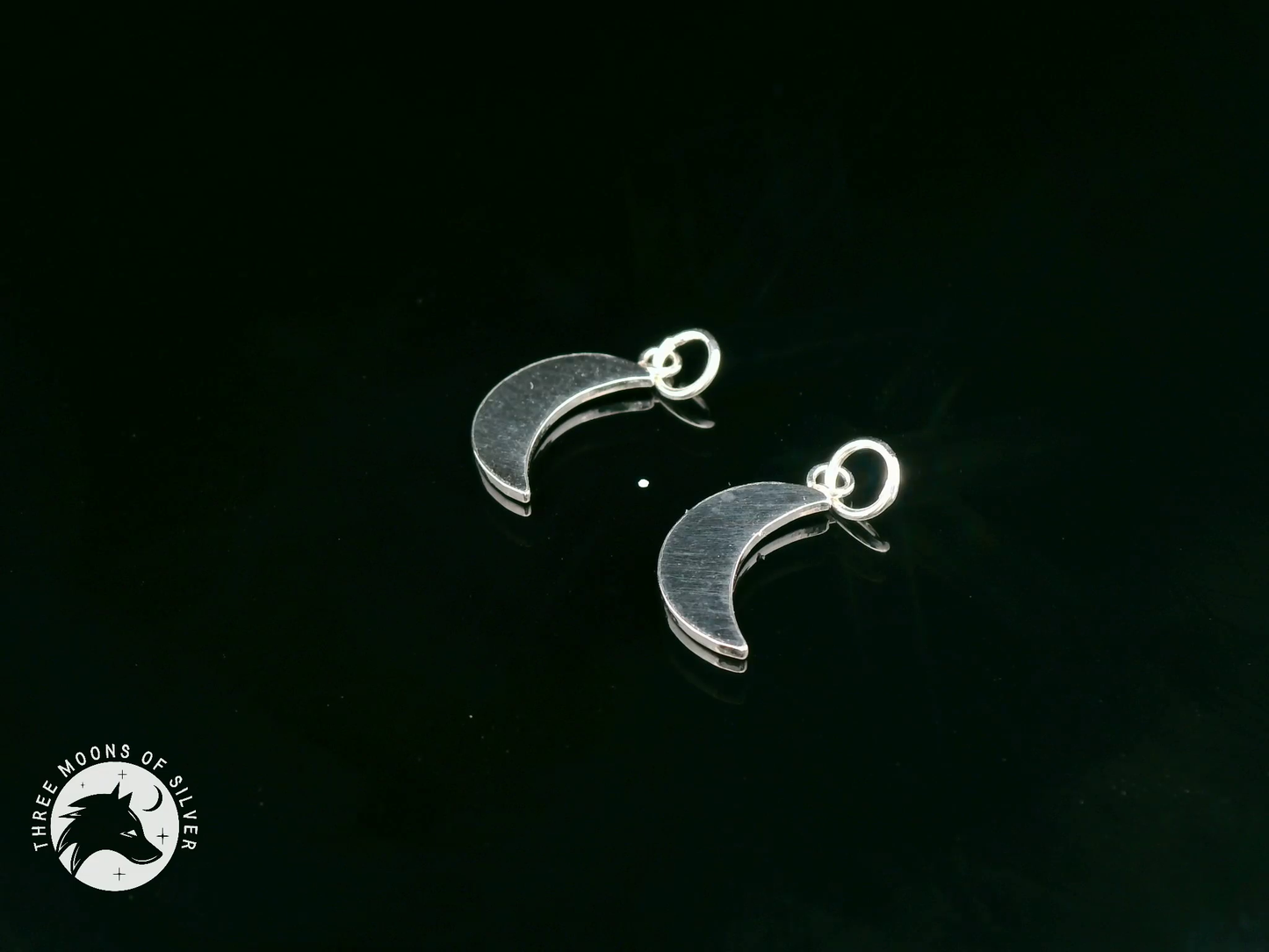 Elegant Crescent Moon Charms