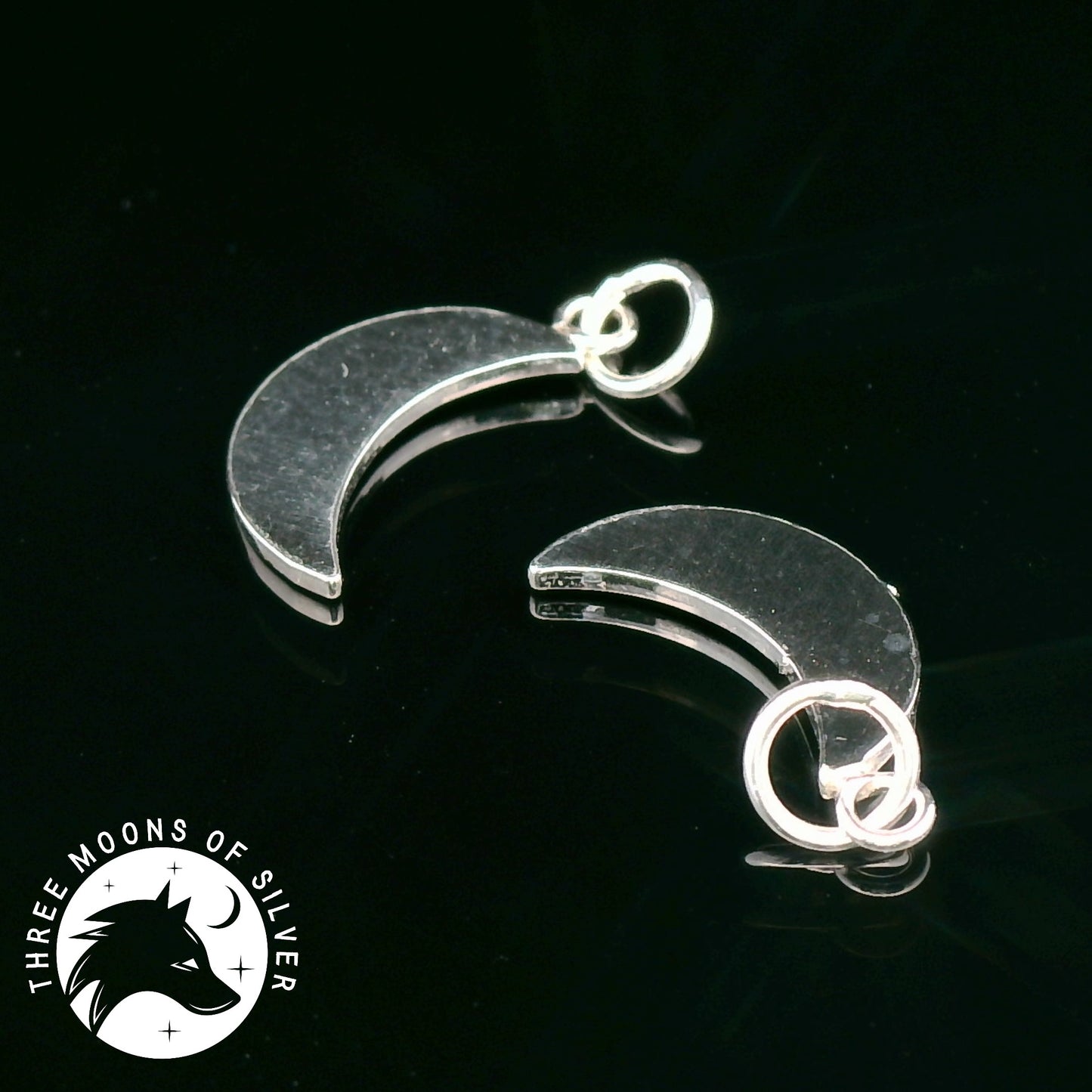 Elegant Crescent Moon Charms