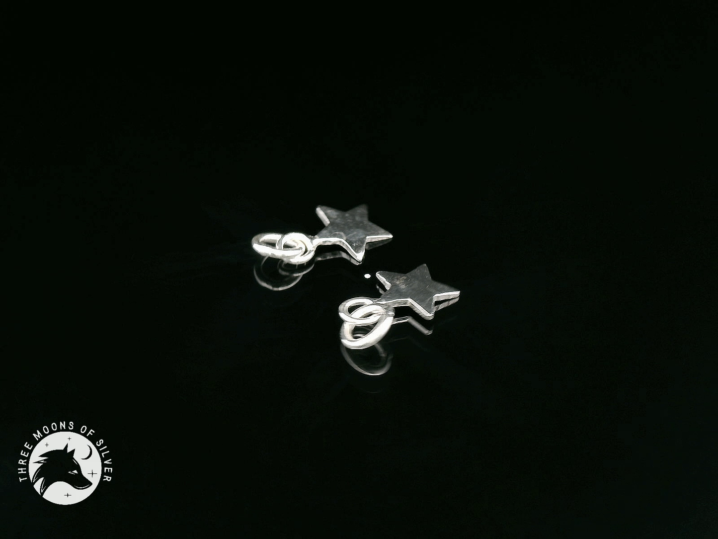 Silver Star Charms