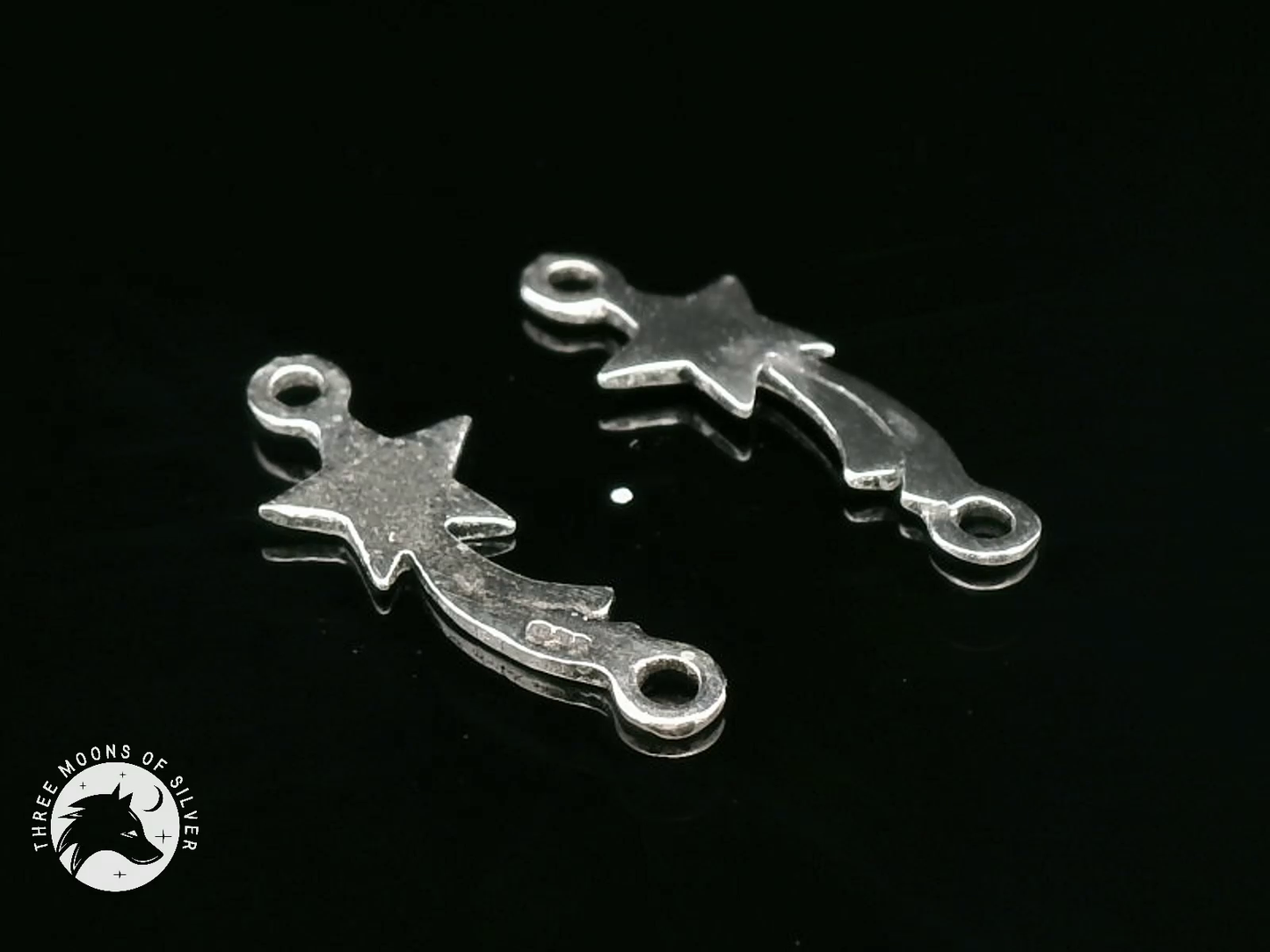 925 Silver Star Connectors