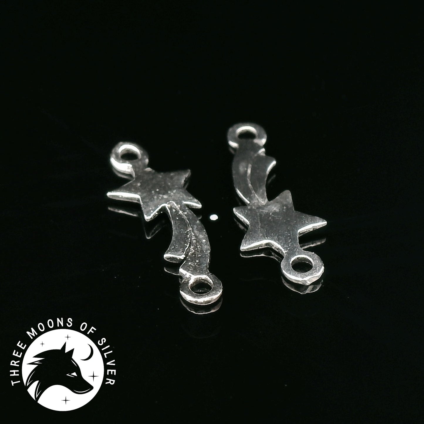 925 Silver Star Connectors