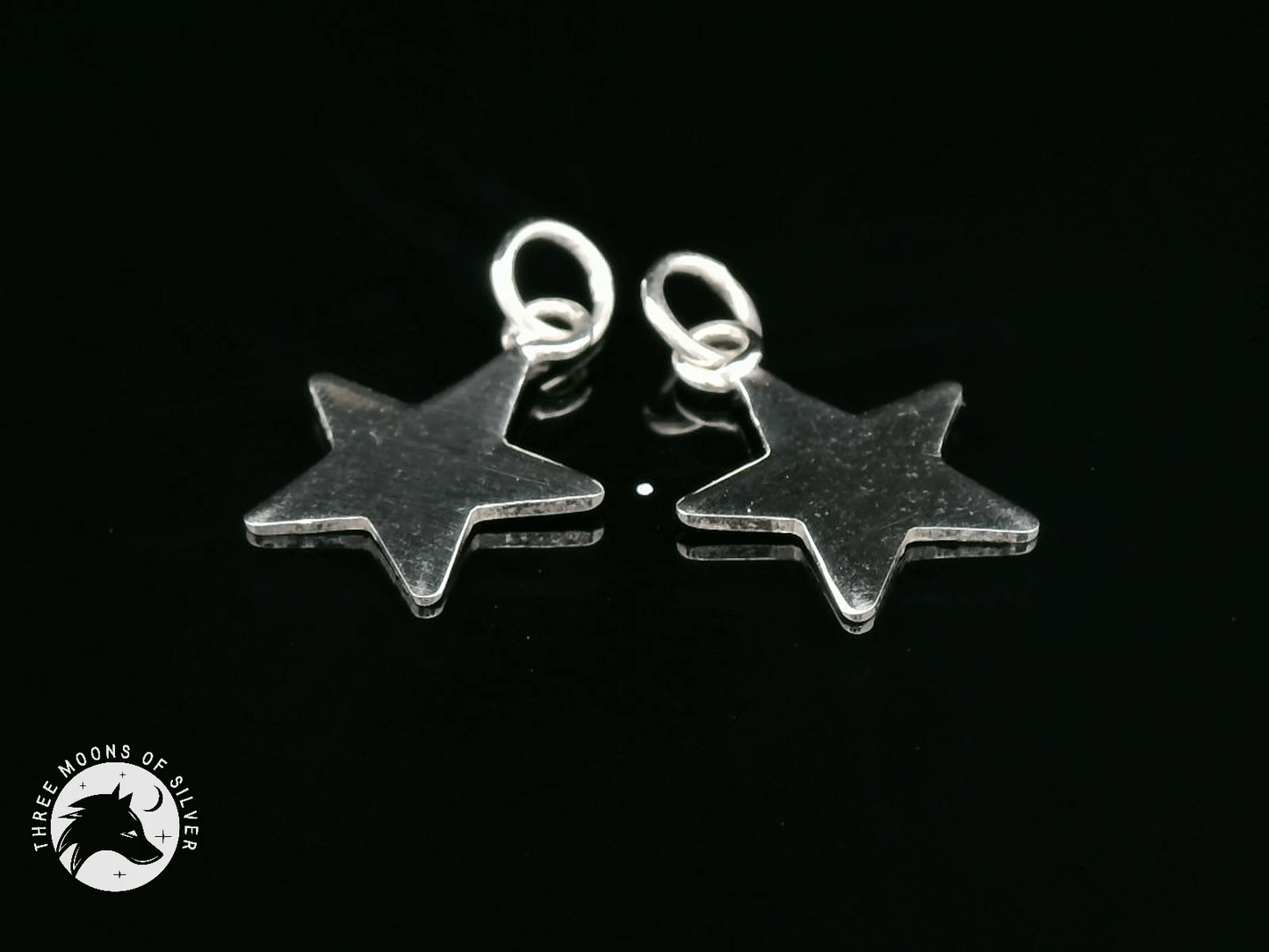 925 Silver Star Charms