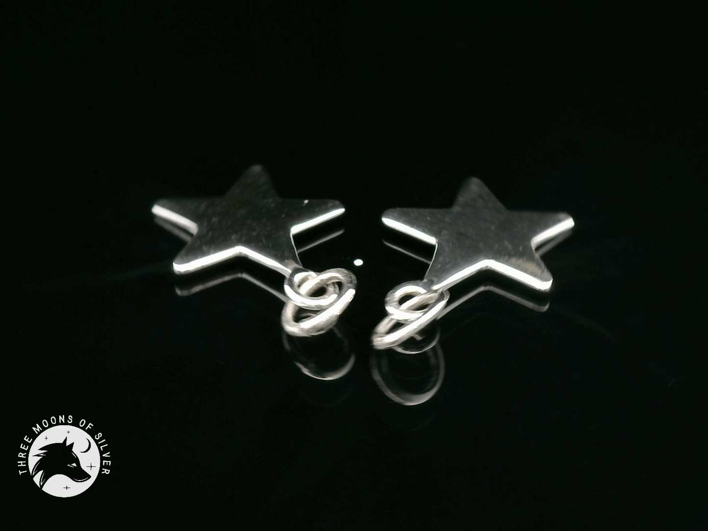 925 Silver Star Charms