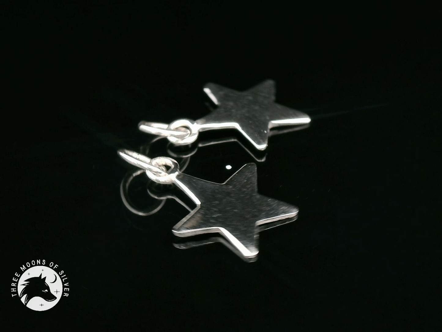 925 Silver Star Charms
