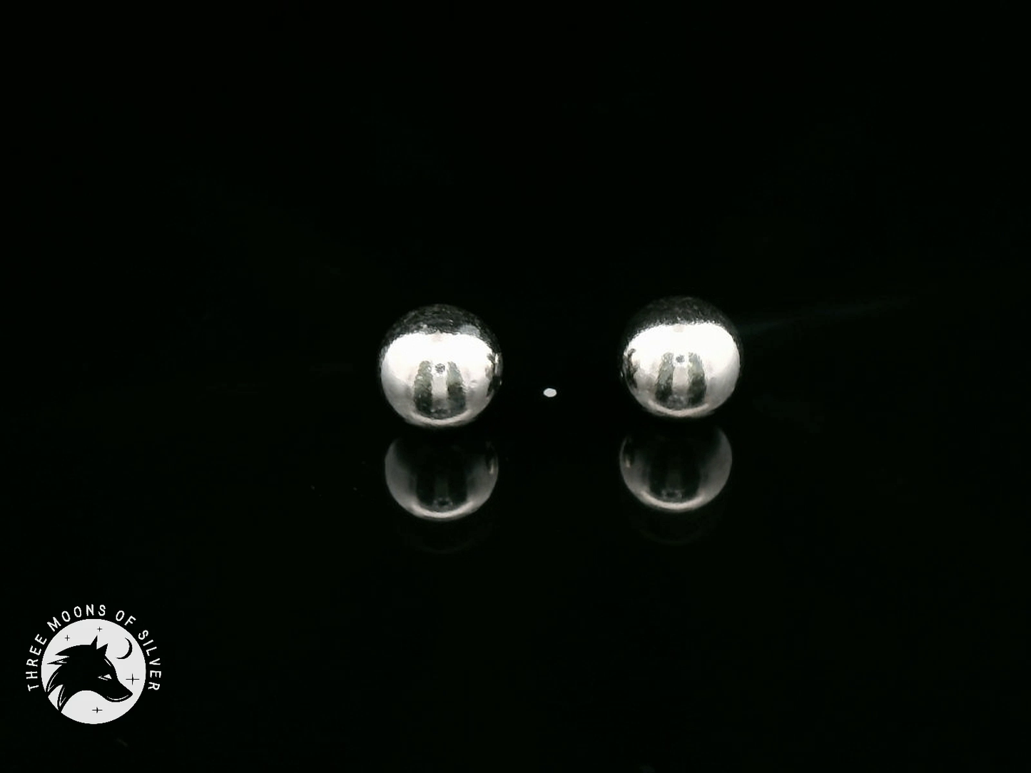 Elegant Silver Ball Charms