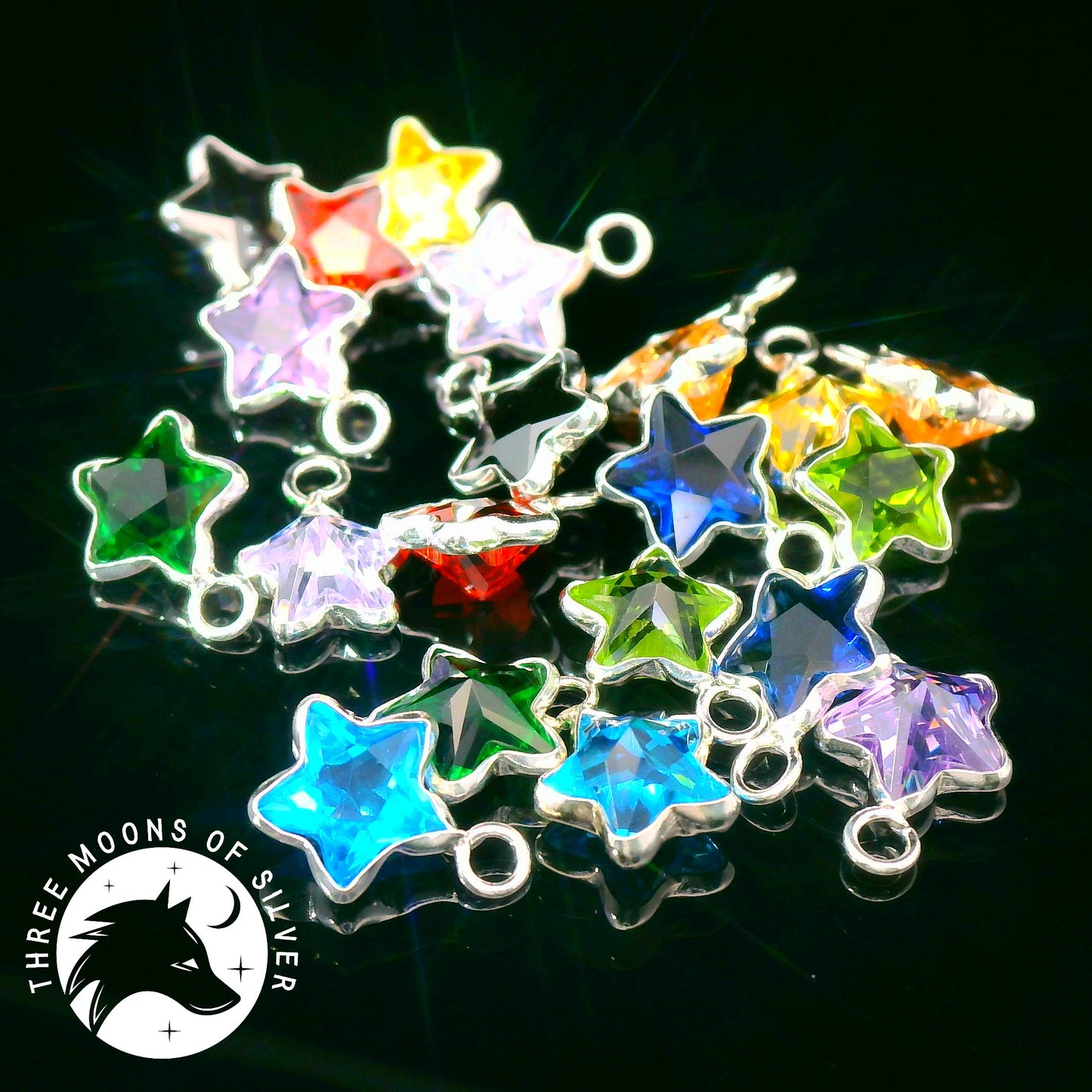 Crystal Star Charms & Pendant