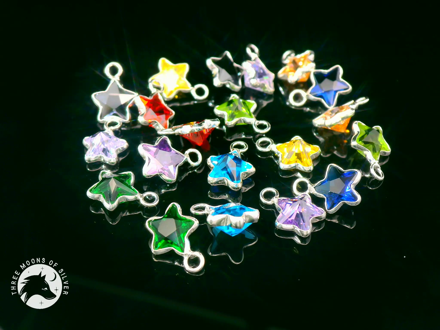 Crystal Star Charms & Pendant