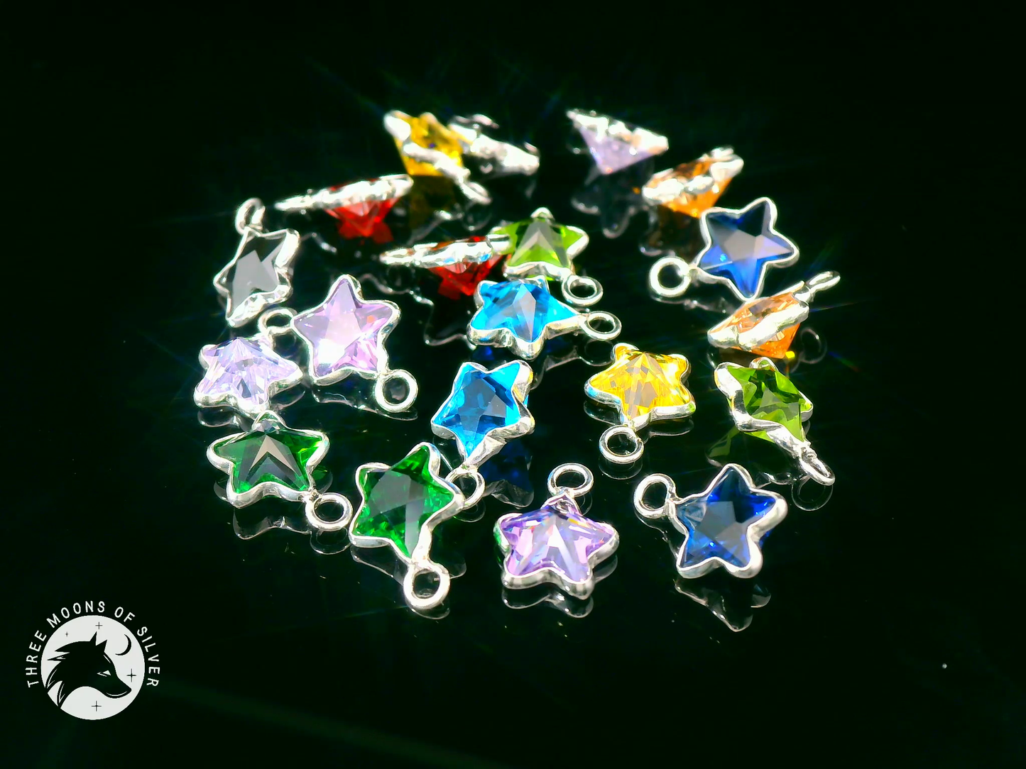 Crystal Star Charms & Pendant