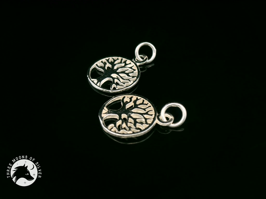 Silver Tree Charms