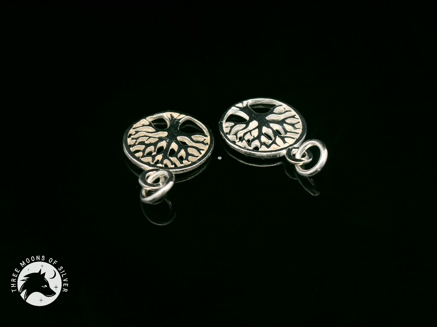 Silver Tree Charms