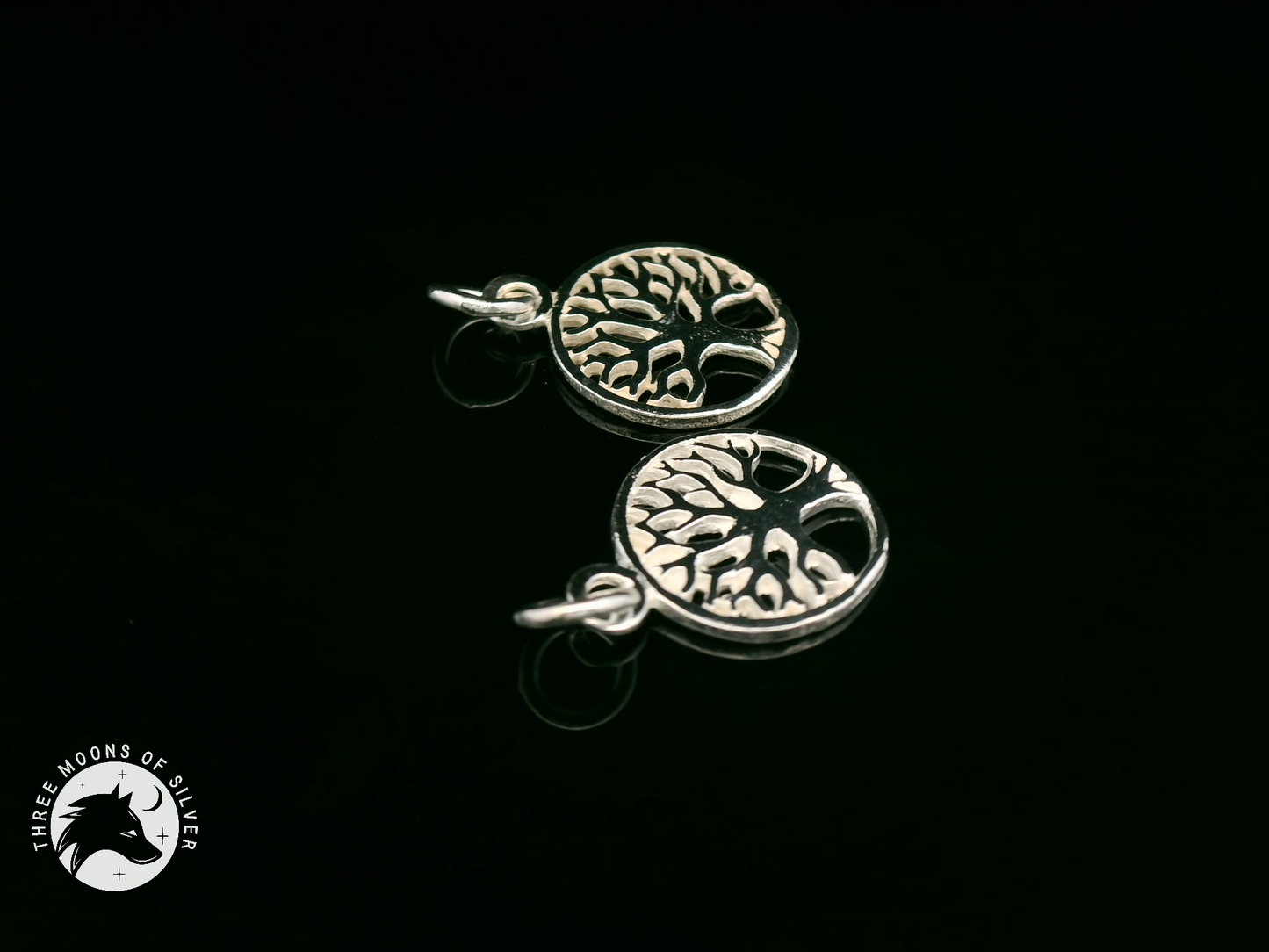 Silver Tree Charms