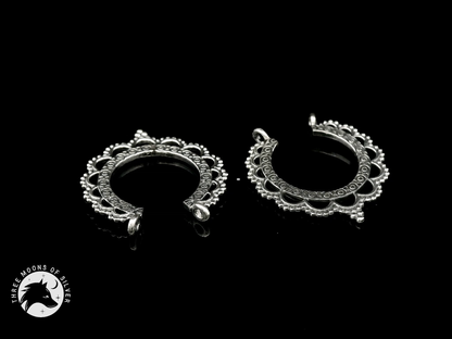 Silver Hoop Earrings 22mm