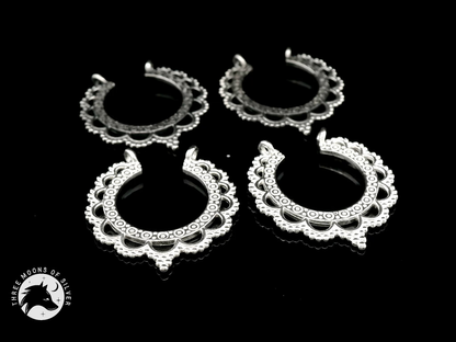 Silver Hoop Earrings 22mm
