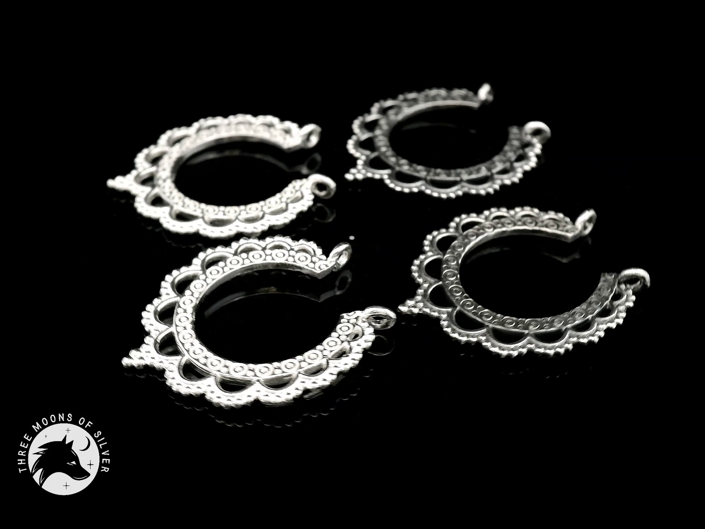 Silver Hoop Earrings 22mm