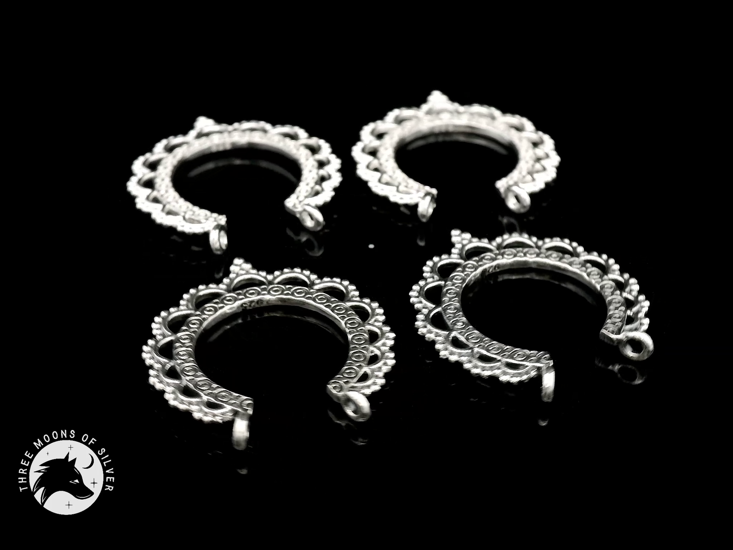 Silver Hoop Earrings 22mm