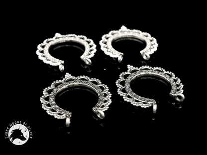 Silver Hoop Earrings 22mm