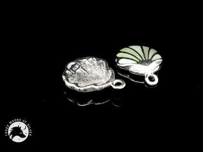 Colorful Shell Drop Earrings 14mm