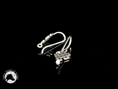 Stunning Silver Fish Hook Earrings 16mm