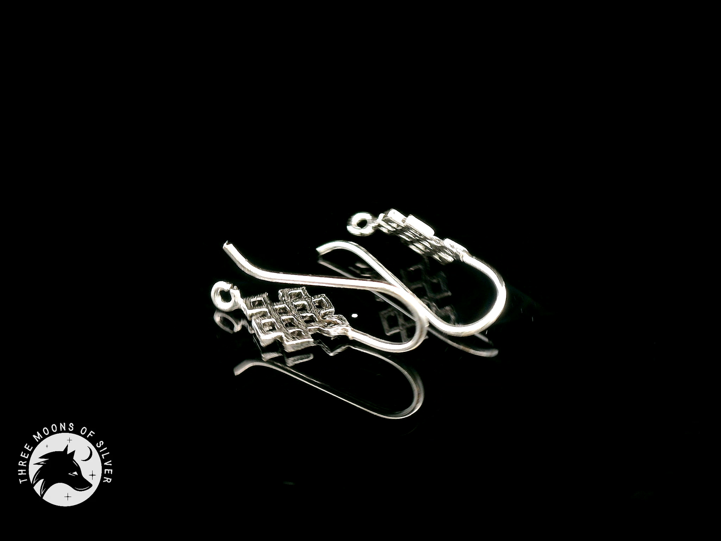 Stunning Silver Fish Hook Earrings 16mm