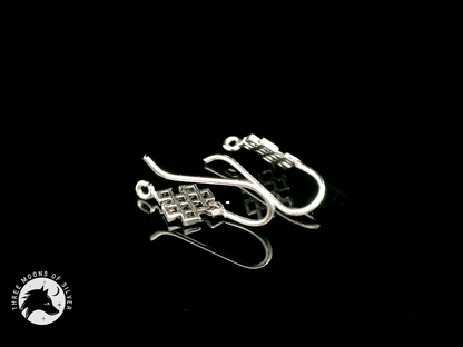 Stunning Silver Fish Hook Earrings 16mm