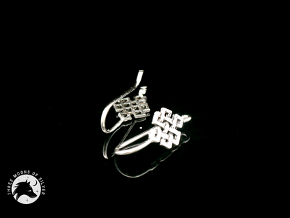 Stunning Silver Fish Hook Earrings 16mm
