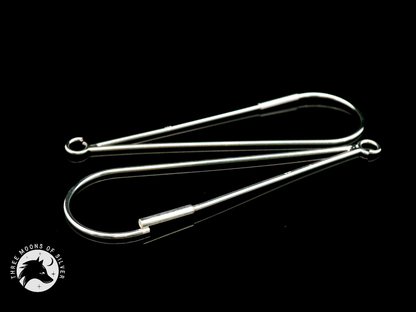 Elegant Silver Drop Earrings 52mm