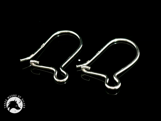 Elegant Silver Earrings 16mm