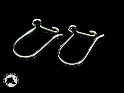 Elegant Silver Earrings 16mm