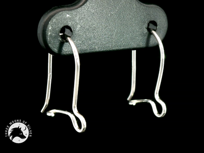 Elegant Silver Earrings 16mm