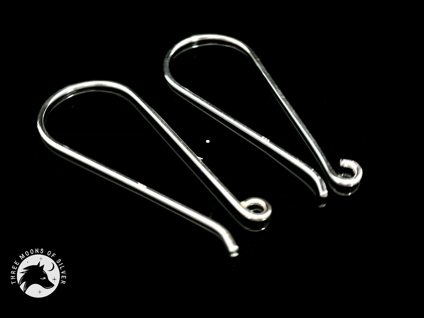 Elegant Silver Earrings 35mm