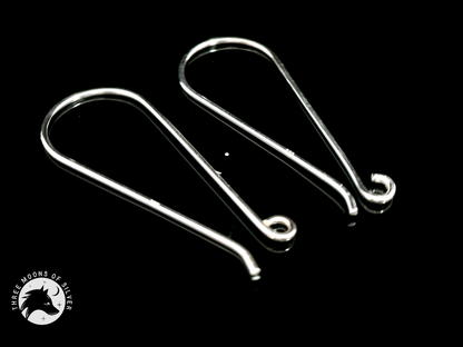Elegant Silver Earrings 35mm