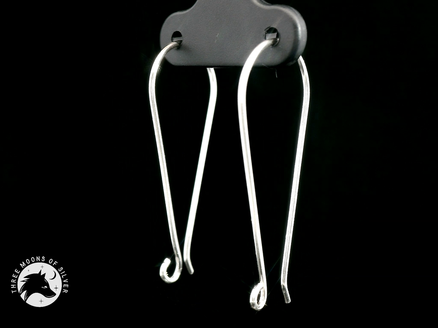 Elegant Silver Earrings 35mm