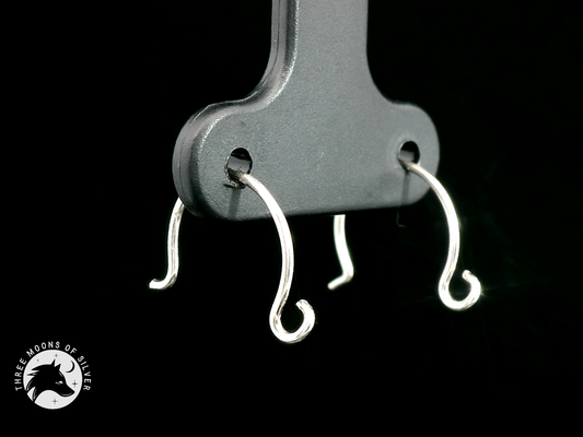 Elegant Silver Earrings 10mm
