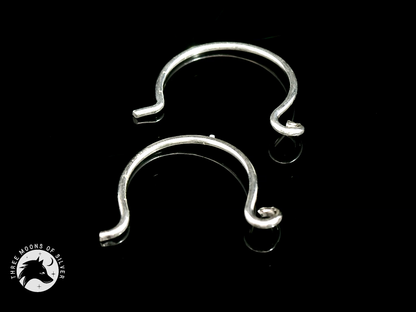 Elegant Silver Earrings 10mm