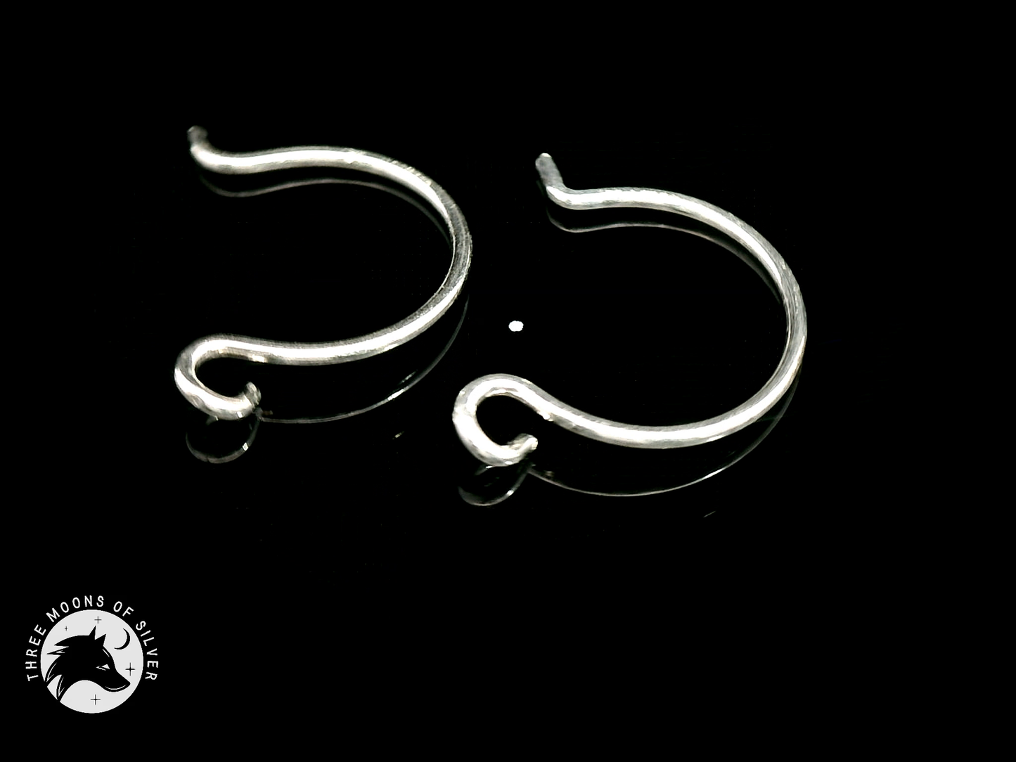 Elegant Silver Earrings 10mm