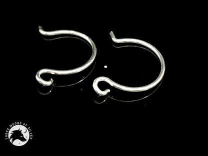 Elegant Silver Earrings 10mm