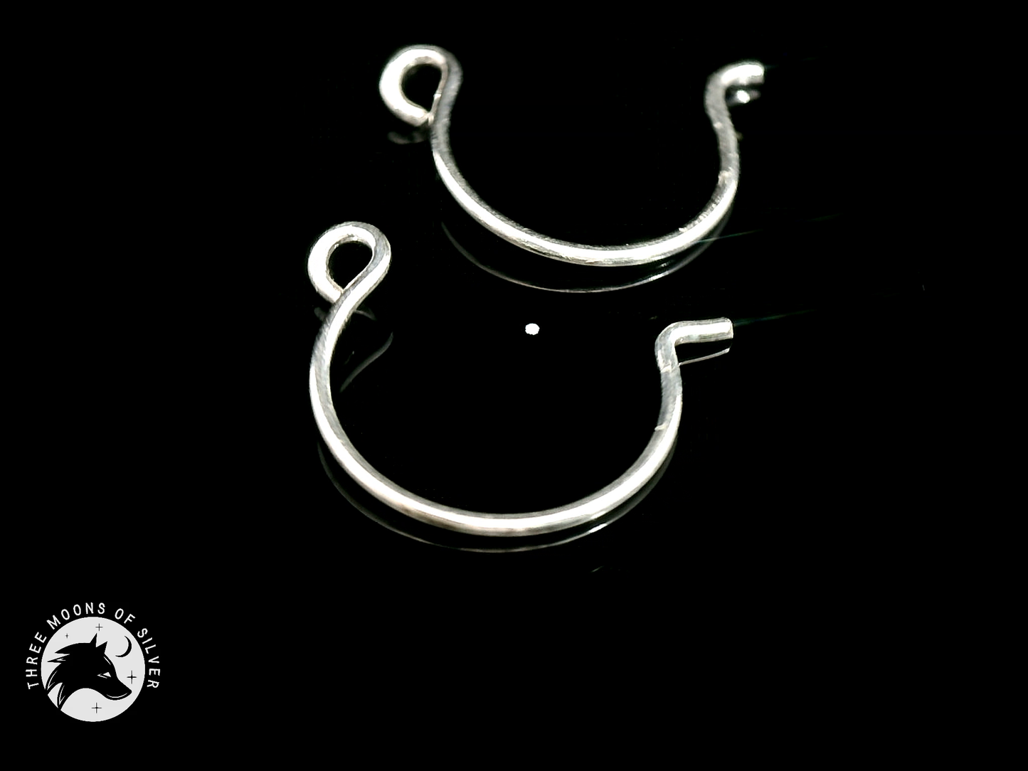 Elegant Silver Earrings 10mm