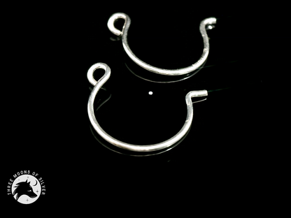 Elegant Silver Earrings 10mm