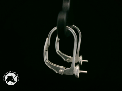 Silver Lever Back Earrings 13mm