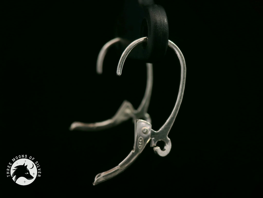 Silver Lever Back Earrings 15mm