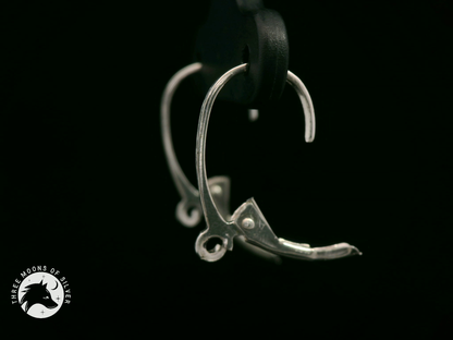 Silver Lever Back Earrings 15mm