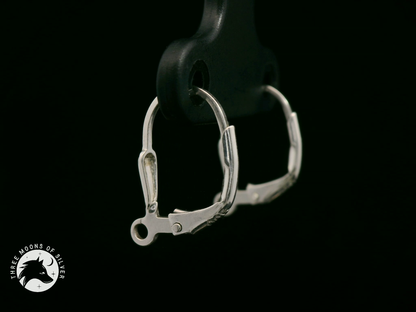 Silver Lever Back Earrings 15mm