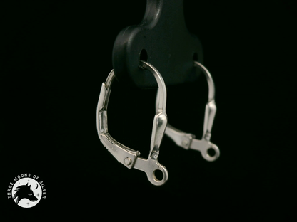 Silver Lever Back Earrings 15mm