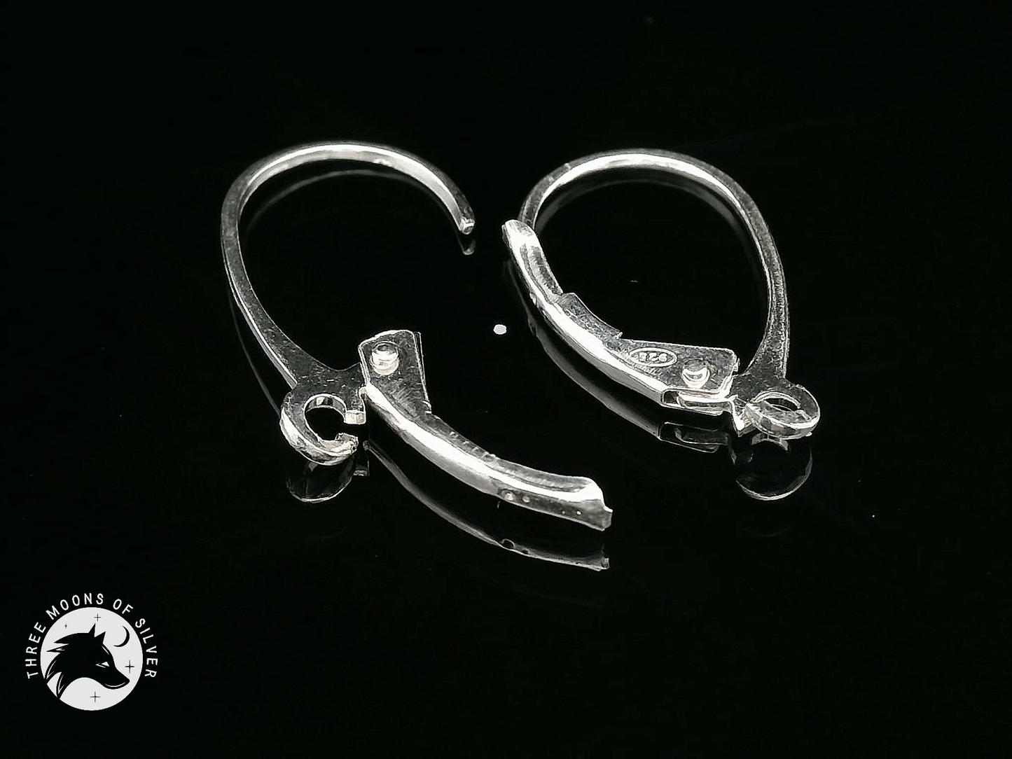 Silver Lever Back Earrings 15mm
