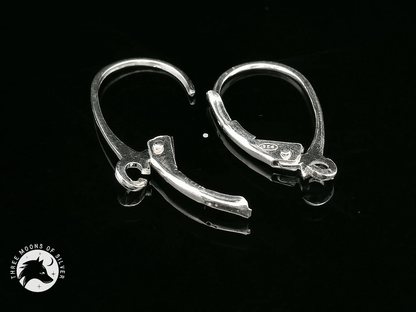 Silver Lever Back Earrings 15mm